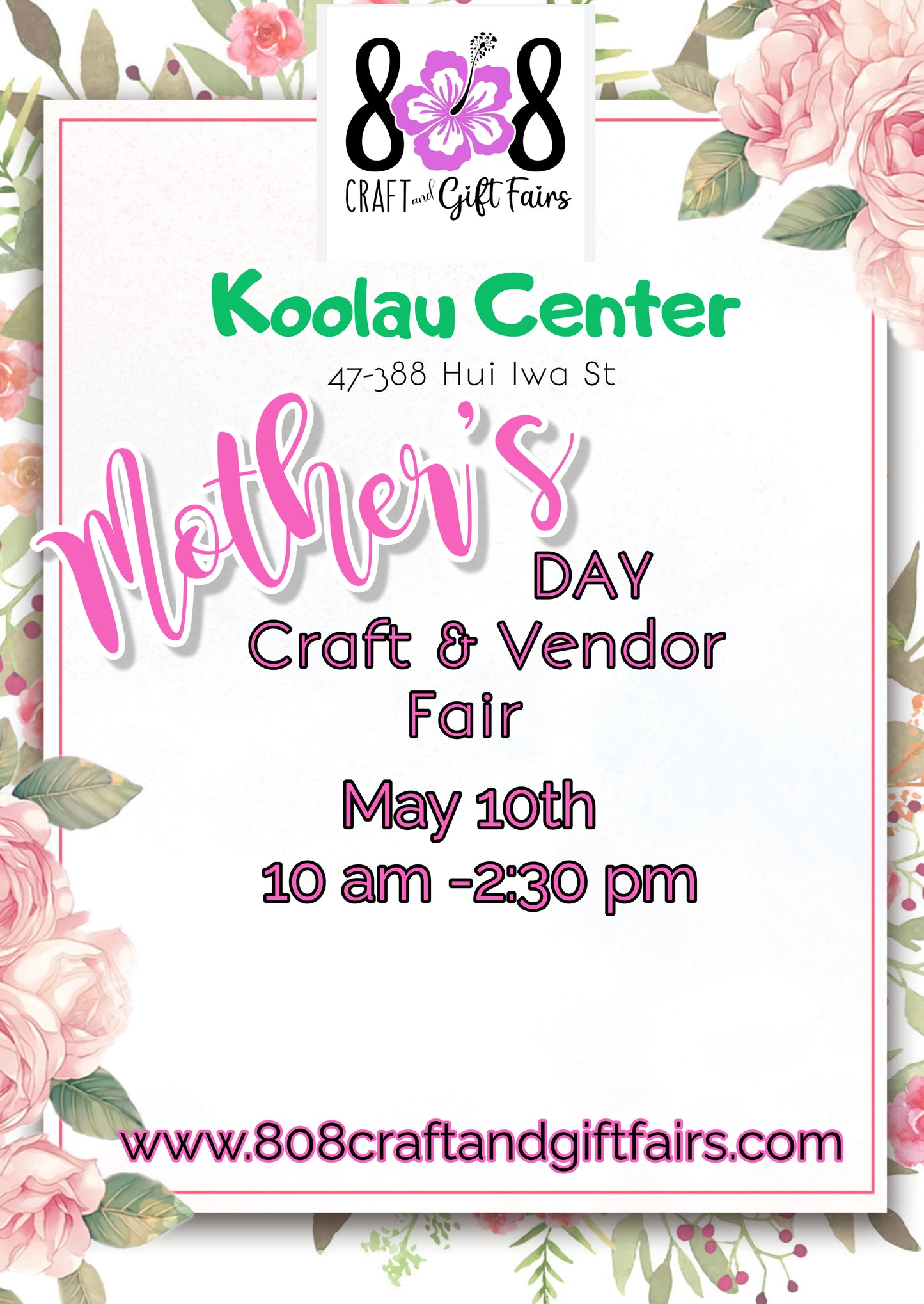 Koolau Center Craft & Vendor Fair